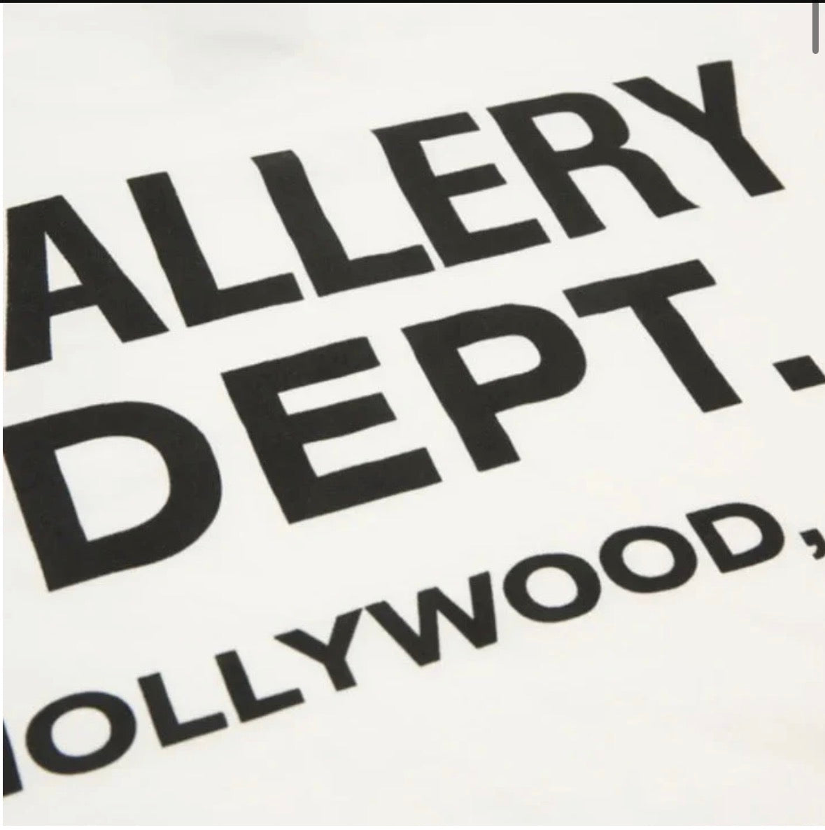 "Dept" Tee Black